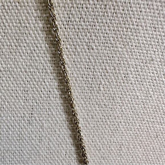 Kendra Scott Rae Necklace Gold Plated Turquoise Blue Long Pendant Jewelry - Picture 4 of 9